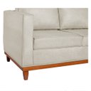 Ver imagem 5 de Sofá 3 Lugares Europa 180 cm Estilo Conforto e Elegância Linho Bege - ADJ Decor