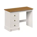 Ver imagem 2 de Escrivaninha Mesa Escritório Provençal com 3 Gavetas 100% MDF 104,5cm Tampo em Smile Yescasa Bege