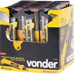 Estilete trapezoidal retrátil 18 mm Vonder - 4
