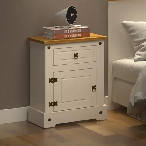 Mesa de Cabeceira 1 Gaveta 1 Porta Smile Yescasa