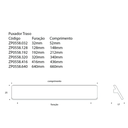 Ver imagem 3 de Puxador Traso 128mm Gold Brilhante Zen Design