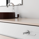 Ver imagem 3 de Porta Papel Higiênico para Banheiro Escovado Atenas Grego Metal