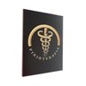 Quadro Fisioterapia Profissão- Entalhado Madeira - Moderno - 2