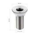 Ver imagem 3 de Valvula Escoamento Banheiro Inox Pia Cuba 7/8 Noxac03 Doan