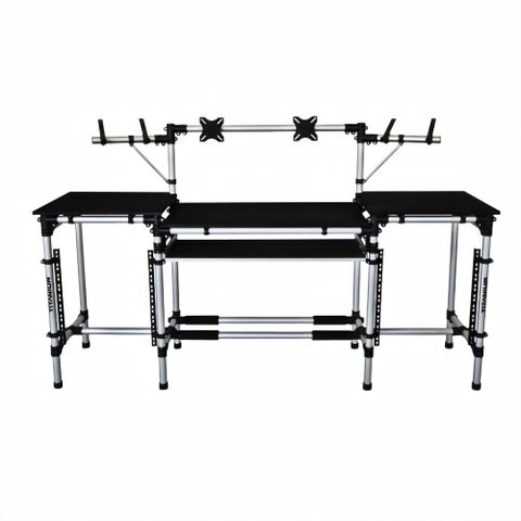 Suporte Dj Titanium Racks RAV-L Para Teclado, Controlador, Sintetizador, Mixer, CDJs entre Outros