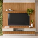 Ver imagem 1 de Painel para Tv até 75 Polegadas 2 Portas 220 Cm Nature/off White - Linea Brasil