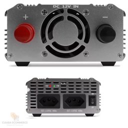 Conversor 12v para 100v de energia 3000w transformador - 3
