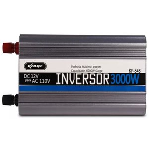 Conversor 12v para 100v de energia 3000w transformador