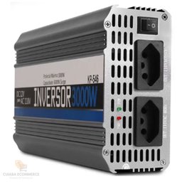 Conversor 12v para 100v de energia 3000w transformador - 2
