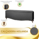 Ver imagem 7 de Calçadeira Sapateira Baú Holanda 1,60 Linho Cinza Escuro - Star Confort