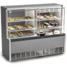 Vitrine Quente e Fria Aurora Evaporador Gqea140r Gelopar Aurora Quente e Fria 1,40mt Inox 220v - 1