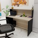 Ver imagem 3 de Balcão Atendimento Recepção Consultório 1200x600 Netmobil - Dubai