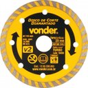 Ver imagem 1 de Disco de corte diamantado 110 mm furo de 20 mm turbo V2 Vonder
