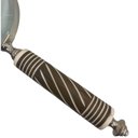 Ver imagem 2 de Lupa de Aumento Decorativa Estilo Madeira com Detalhes Branco 25cm Decore Fácil Shop
