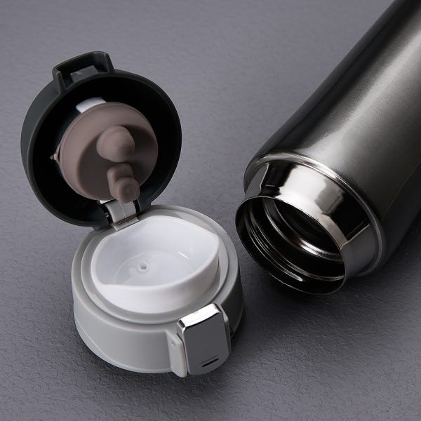Garrafa Térmica de Metal Com Trava Chumbo 450ml - 2