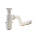 Ver imagem 1 de Sifão Sanfonado Copo Universal Branco Extensível Até 50cm