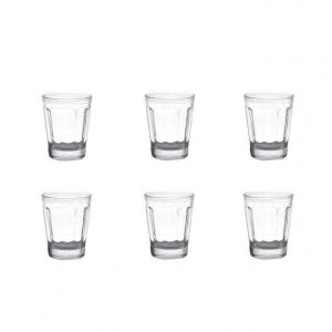 Conjunto 6 Copos para Shot de Vidro Sky 56ml Lyor