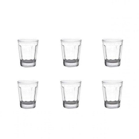 Conjunto 6 Copos para Shot de Vidro Sky 56ml Lyor
