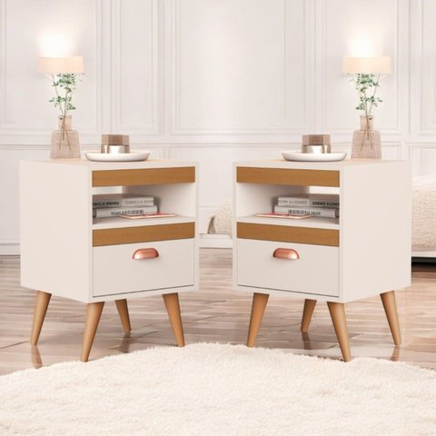 Mesa de Apoio Renoir 2 Unidades Off White