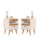 Ver imagem 2 de Mesa de Apoio Renoir 2 Unidades Off White