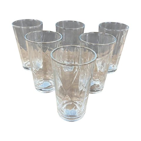 Conjunto 6 Unidades Copo Vidro Arido