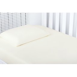 Lençol com Fronha Berço Americano Bebê Palha - Batistela:palha - 1