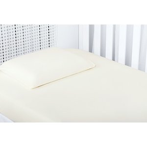 Lençol com Fronha Berço Americano Bebê Palha - Batistela:palha