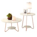 Ver imagem 2 de Conjunto de Mesa de Centro e Mesa de Apoio Liz Off White
