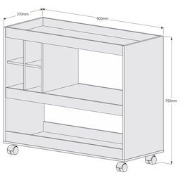 Aparador Bar 4050 Branco - 3