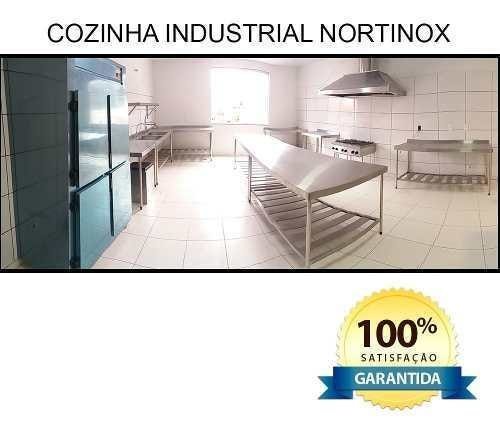 Mesa Aço Inox Profissional 120x70x90cm com Espelho Nortinox - 5