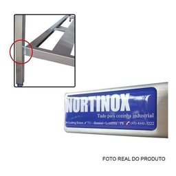Prateleira Aço Inox Reforçada 115x32x160 cm 4 Planos Nortinox - 5