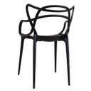 Ver imagem 3 de Kit 8 Cadeiras Masters Allegra - Preto