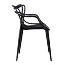 Ver imagem 4 de Kit 8 Cadeiras Masters Allegra - Preto