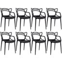 Ver imagem 1 de Kit 8 Cadeiras Masters Allegra - Preto