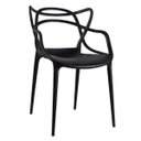 Ver imagem 2 de Kit 8 Cadeiras Masters Allegra - Preto