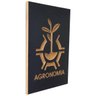Quadro Agronomia Profissão- Entalhado Madeira - Moderno - 2