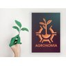 Quadro Agronomia Profissão- Entalhado Madeira - Moderno - 3