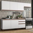 Ver imagem 1 de Armário de Cozinha Completa 250cm Branco Reims Madesa 02