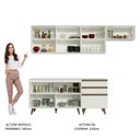 Ver imagem 6 de Armário de Cozinha Completa 250cm Branco Reims Madesa 02
