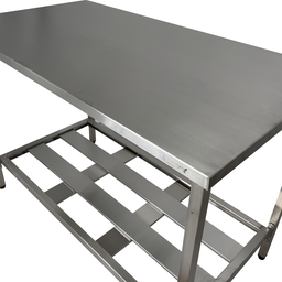 Mesa Aço Inox Profissional 110x70x90cm Nortinox - 4