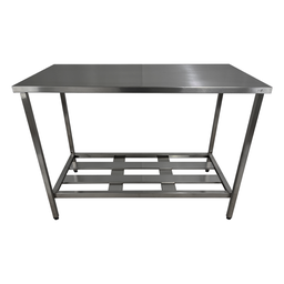 Mesa Aço Inox Profissional 110x70x90cm Nortinox - 2