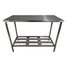Mesa Aço Inox Profissional 110x70x90cm Nortinox - 2