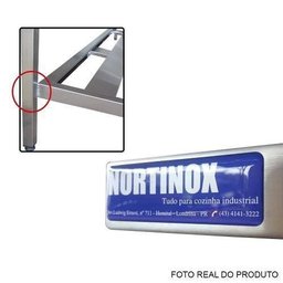Pia de Aço Inox Industrial Nortinox 130x60x90 cm - 6