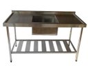 Ver imagem 1 de Pia de Aço Inox Industrial Nortinox 130x60x90 Cm