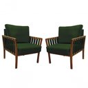 Ver imagem 1 de Kit 2 Poltronas Luxo Califórnia 0130 Verde Musgo