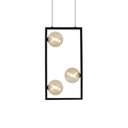 Ver imagem 1 de Lustre Pendente Quality Orbit Ii 1557 Preto G9 Bivolt