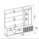 Ver imagem 4 de Estante Home para TV até 60 Polegadas Amazonas Linea Brasil