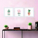 Ver imagem 1 de Kit 3 Quadros Decorativo 24 X 24 Cm Cozinha