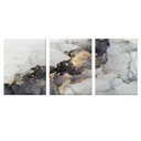 Ver imagem 6 de Quadro Abstrato Decorativo Mármore Dourado com Cinza