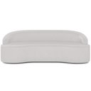 Ver imagem 3 de Sofá 3 Lugares Curvo Sala de Estar Living Lótus D02 Corino Branco 210 cm C-12 - Lyam Lyam Decor